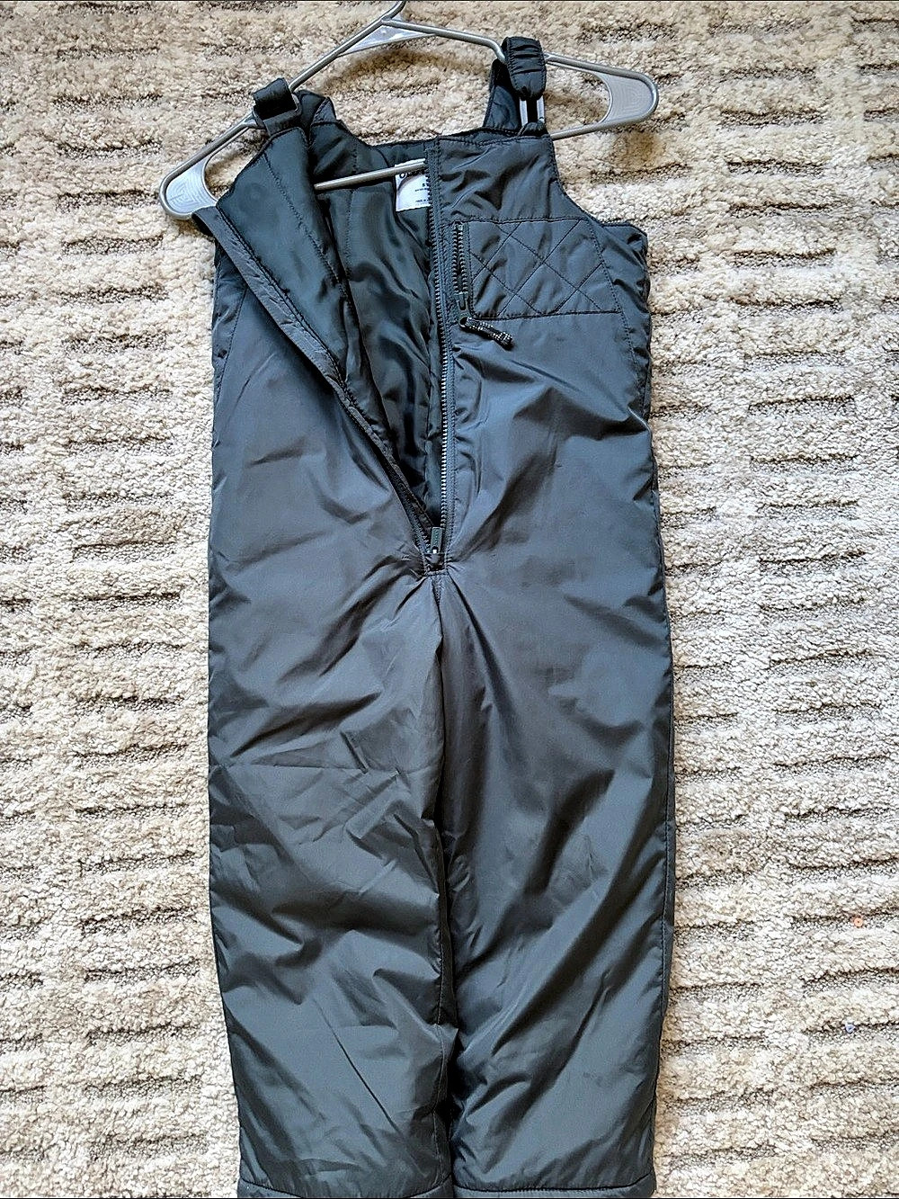 Gray One-Piece Snowsuit Like New